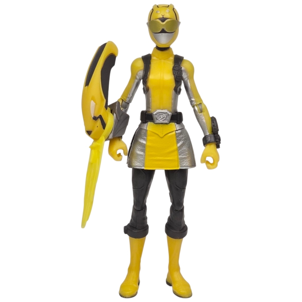 Power Rangers Beast Morphers Yellow Ranger 5.75" Figure - Hasbro 2018